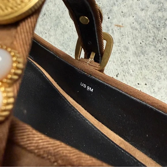 Veronica Beard Selene Charms Pointed Toe Flat 9 - Picture 6 of 6